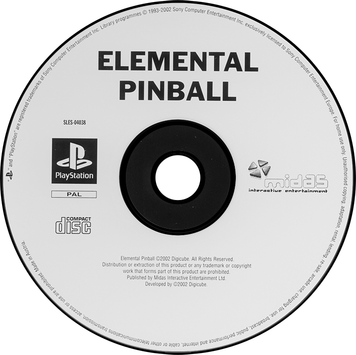 Elemental Pinball screenshot 3 for Playstation